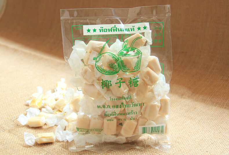 泰国椰子糖110g 东南亚进口休闲食品 特产小吃 零食 糖果批发
