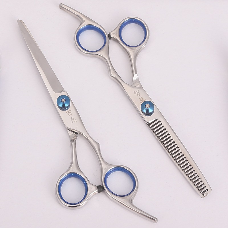 百鸟理发剪刀 美发剪子平剪牙剪中档剪 理发工具家用剪发必备