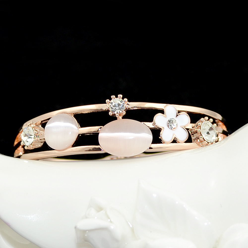 特价心灵水晶猫眼石手镯女韩版时.