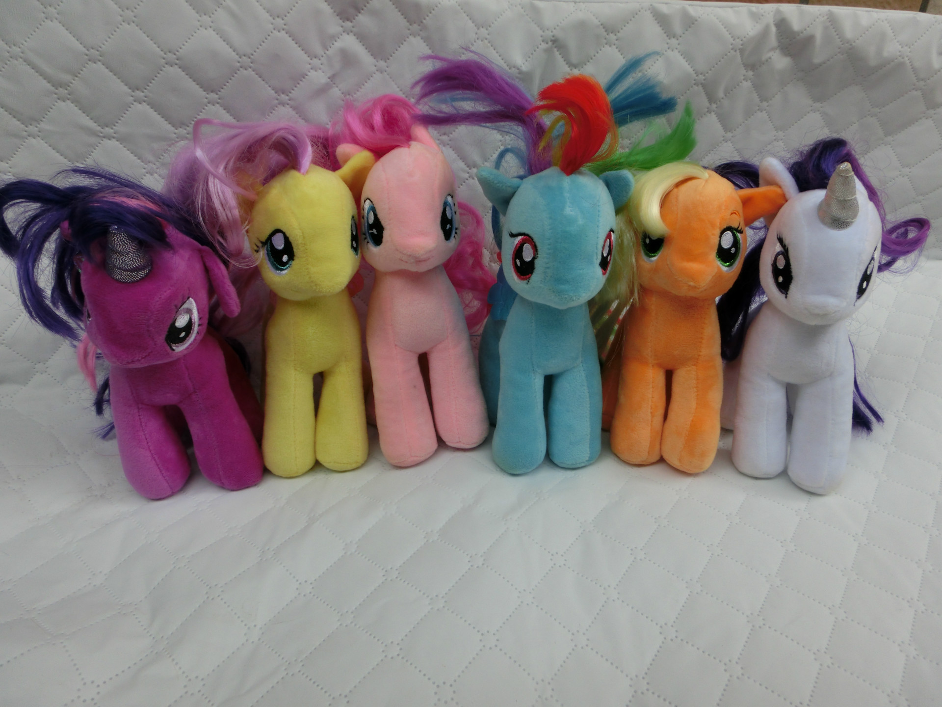 厂家新款 my little pony 小马宝莉 彩虹马 毛绒玩具公仔