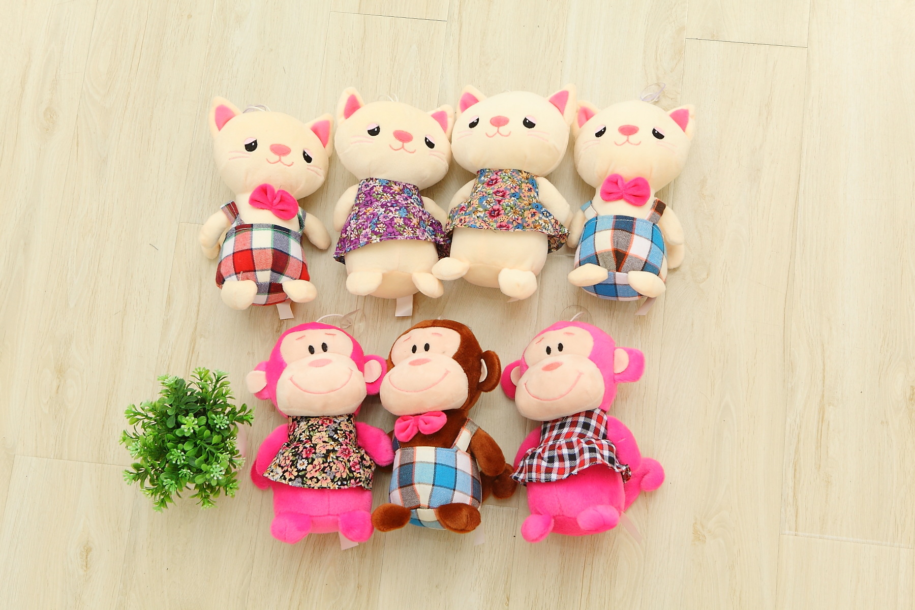 2015新款毛绒玩具爪机布偶公仔娃娃背带猴送女生创意可定制