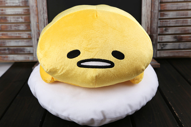 日本ぐでたま 懒懒蛋 蛋黄君 鸡蛋君 毛绒公仔玩具抱枕 蛋黄君哥
