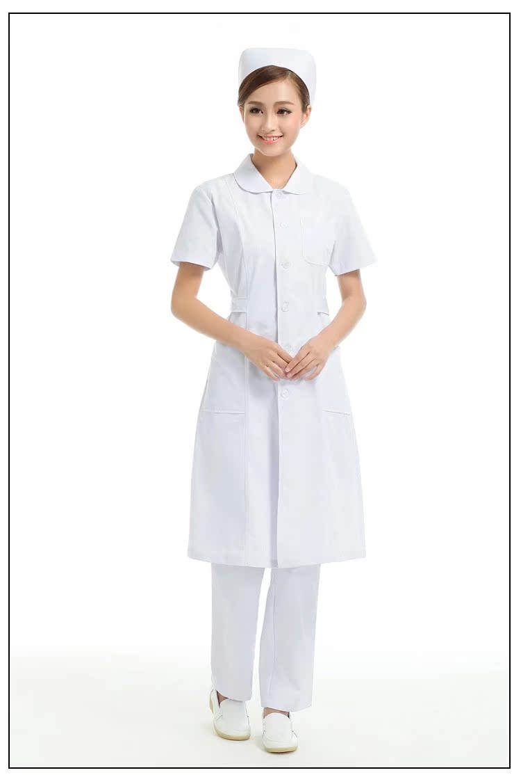 护士服短袖夏装圆领医生服药店工作服美容服医院口腔牙科工作服装
