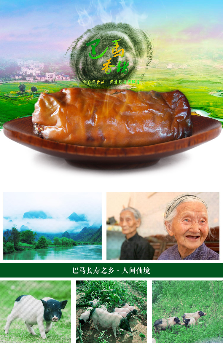 【店家推荐】巴马腊香猪 罐头装 招商加盟 健康养生食品 批发