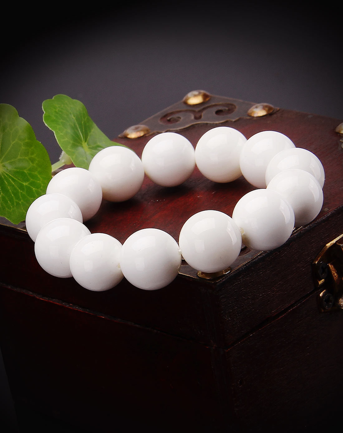 正品天然白砗磲圆珠招财 转运 高端大气 旺事业
