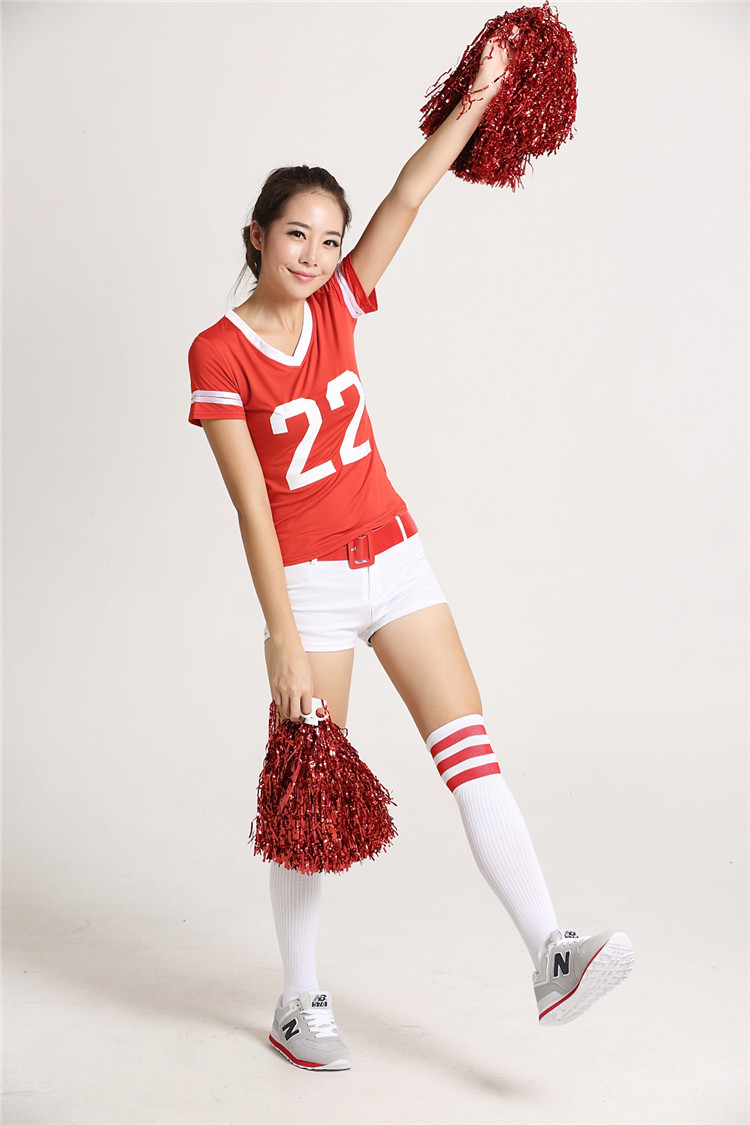 啦啦队服少女时代打歌服足球宝贝拉拉队服啦啦操服装表演演出服装