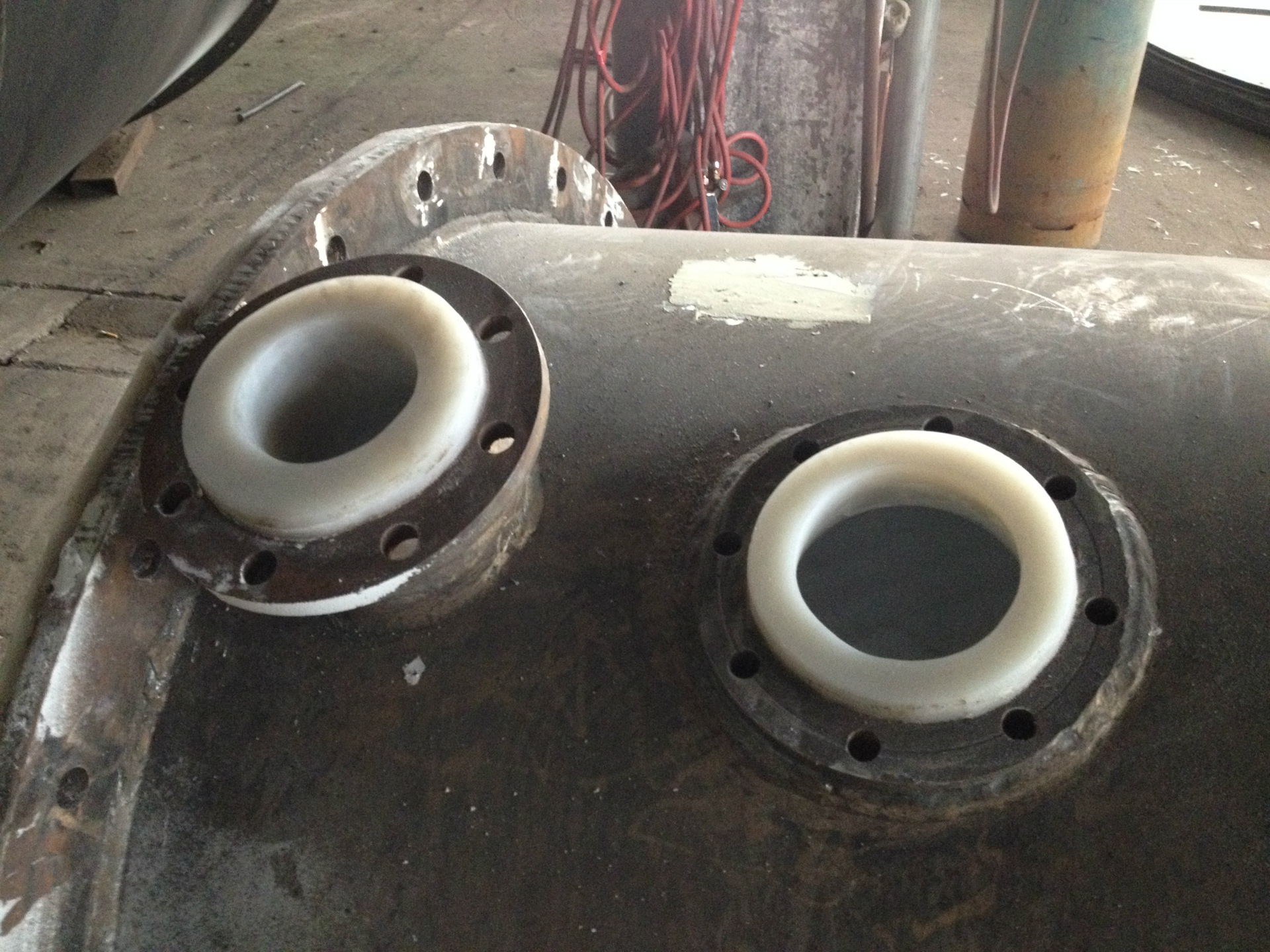 2立方离交柱 2立方钢衬塑离子交换柱