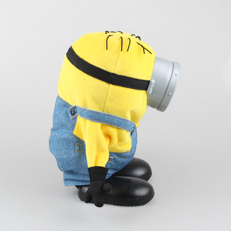 2015电影 小黄人大眼萌 声控 会说话 放屁 翻跟斗 毛绒公仔手办