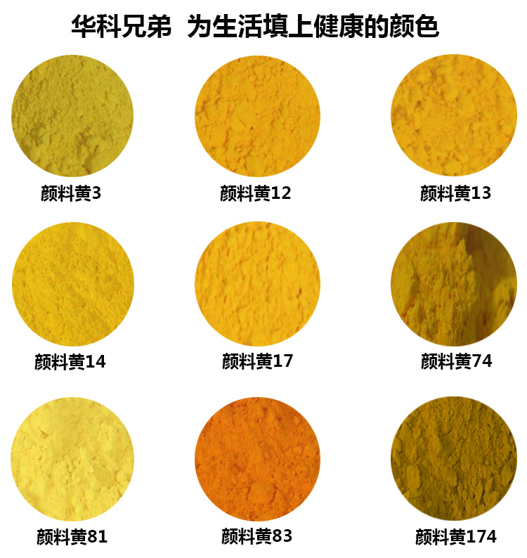 华科兄弟颜料 涂料专用 柠檬黄 p.y.81
