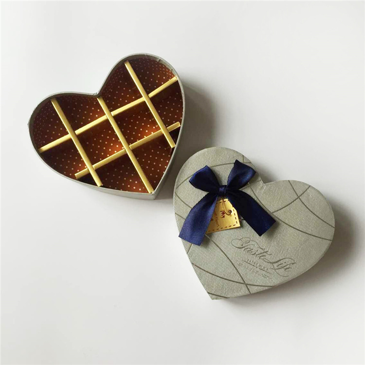 银色巧克力包装盒 10格 礼品盒 喜糖盒