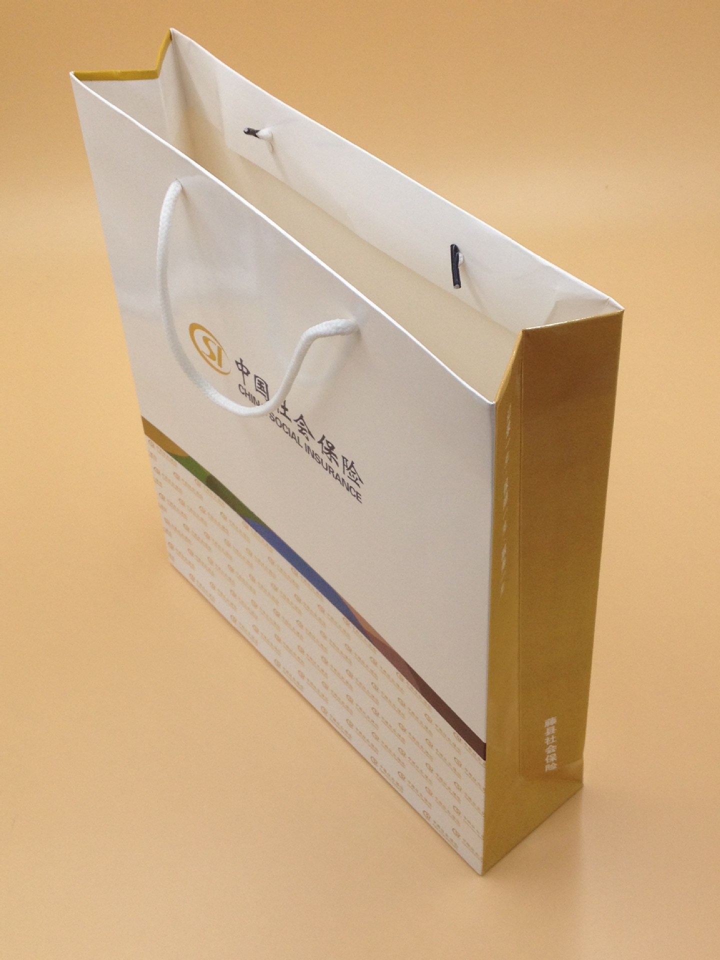 白卡纸手提袋 纸袋 白色纸袋定做 通用礼品纸袋 手提纸袋定做