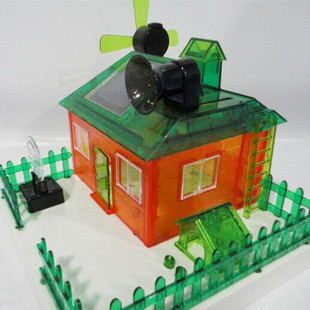 太阳能屋子 新品太阳能玩具(开心牧场)创意概念屋 厂家批发精品