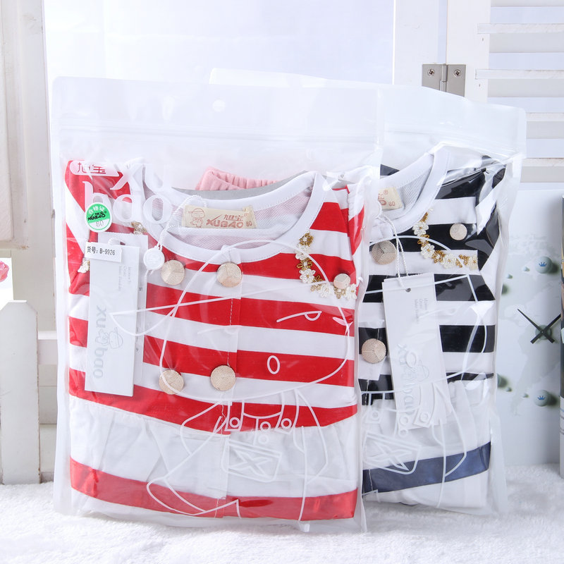 15年春季韩版儿童外出服套装 旭宝9926 可爱条纹公主裙两件套批发