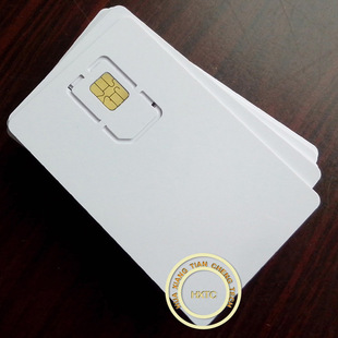 fm4442芯片接触式sim尺寸智能ic卡 psam卡 逻辑加密卡