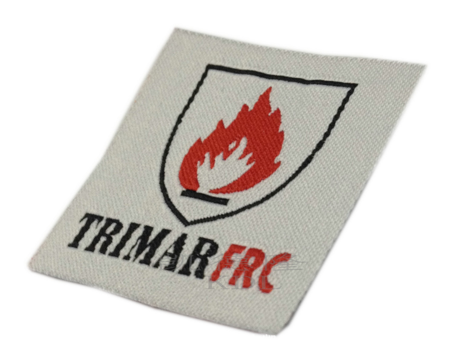 厂家订做木质玩具阻燃织唛,木质商标,本质阻燃服,木唛木标