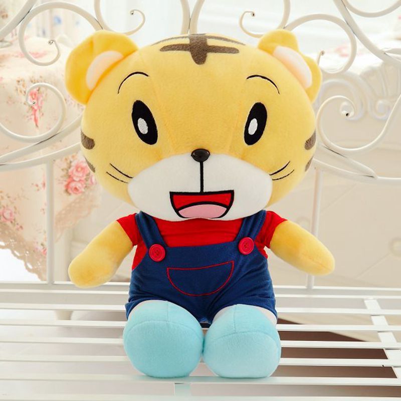 【厂家直销】可爱巧虎毛绒儿童玩具公仔超大号玩偶小老虎布娃娃