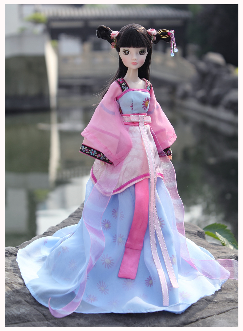 江苏盐城可儿娃娃9094中国神话古装巾帼不让须眉木兰传之木兰从军女儿