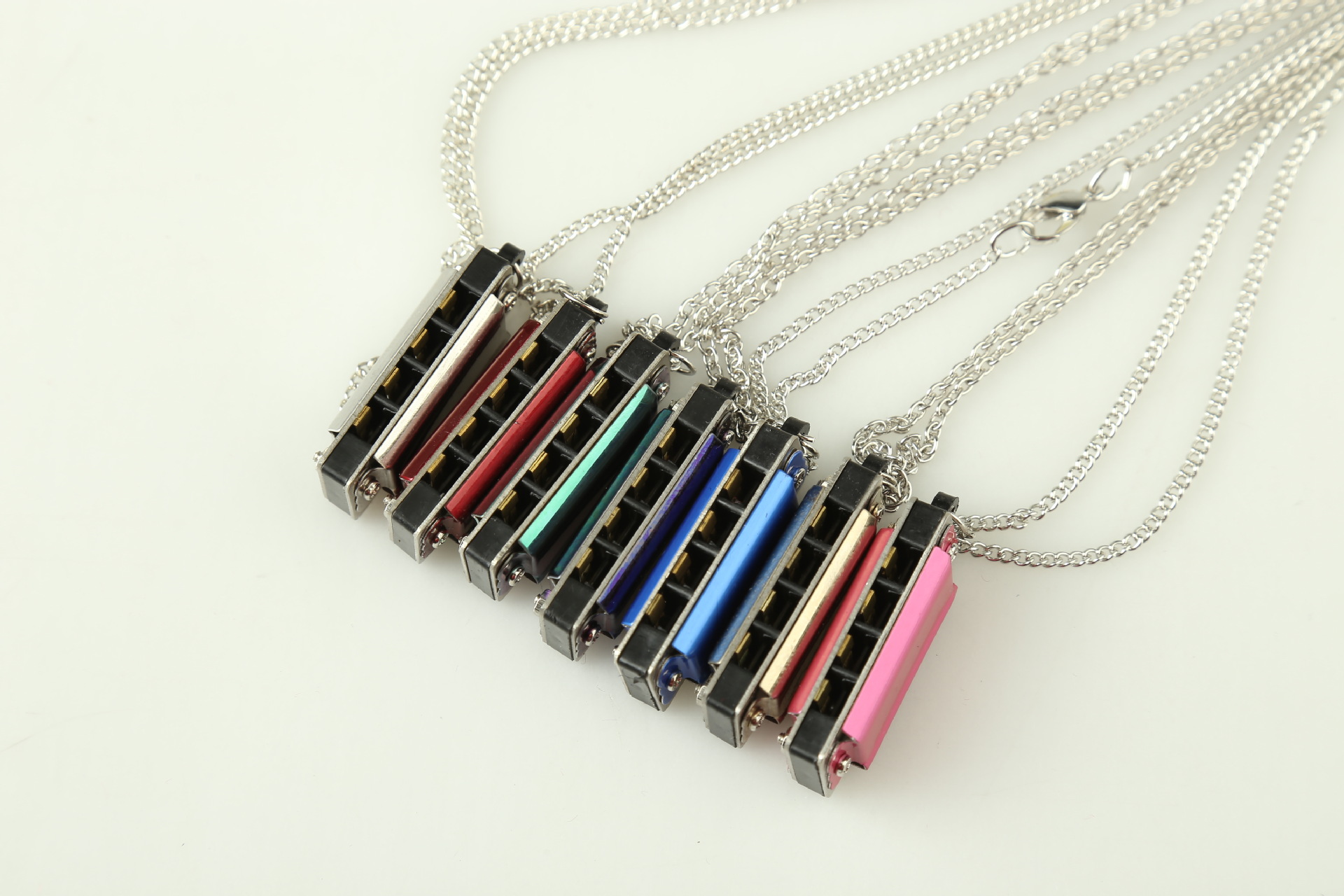 4孔口琴可安装挂件/4孔口琴装饰品/创意口琴