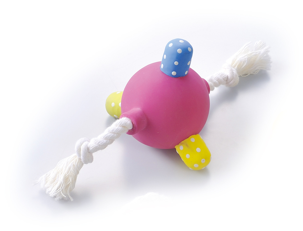 petio派地奥 狗玩具 宠物玩具 绚丽乳胶炸弹