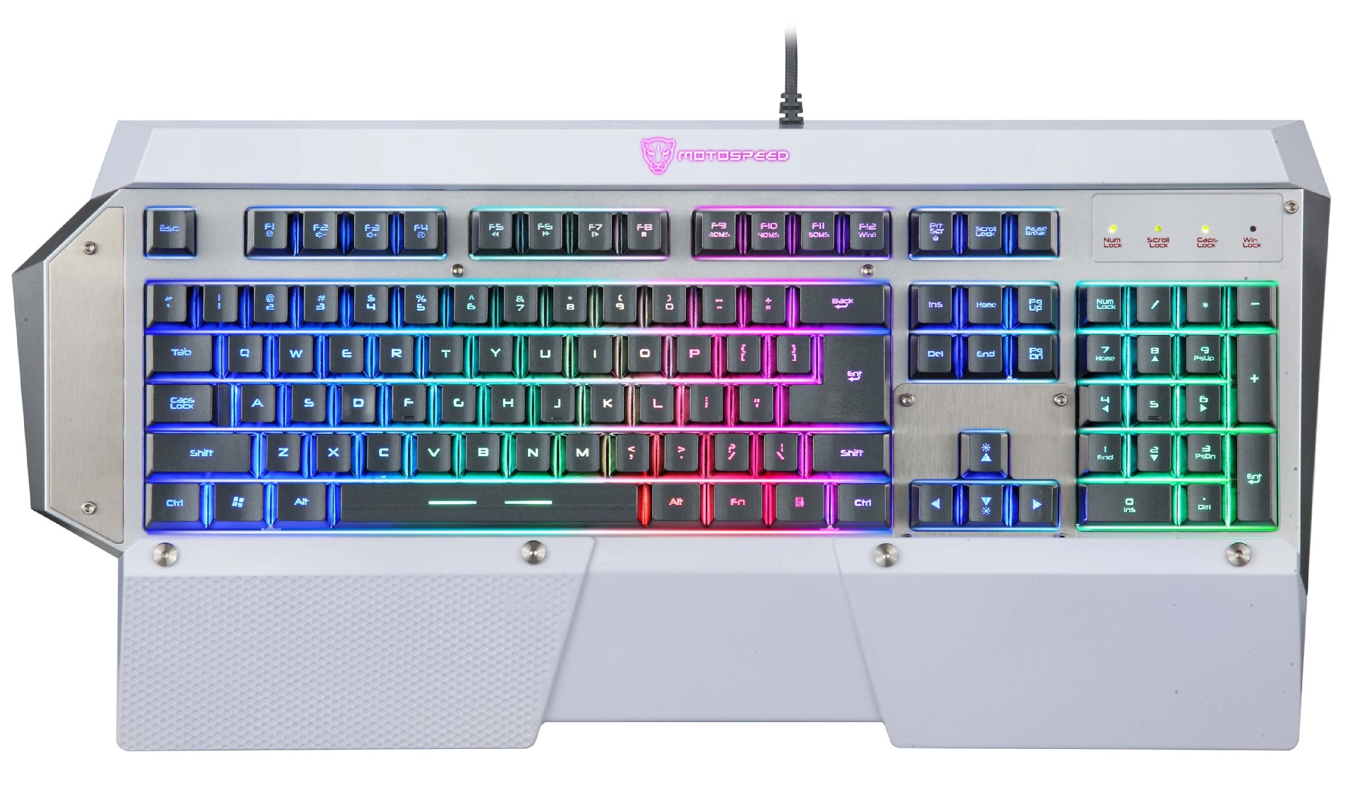 批发网吧高端电竞游戏键盘摩豹k800机械手感可水洗一年包换 淘