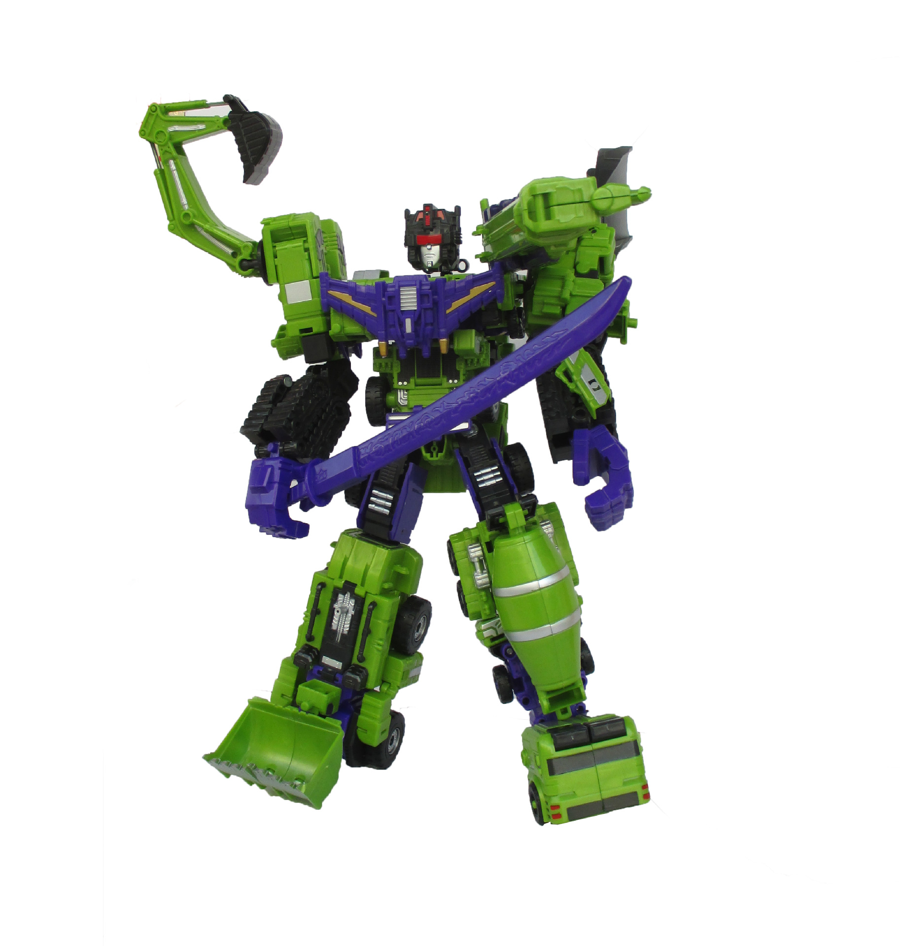 金宝版tfc大力神 原大 百变工程师 金宝变形 六合体变形金刚