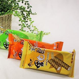 旺旺黑白配夹心蛋卷500g 休闲食品 独立小包装 批发