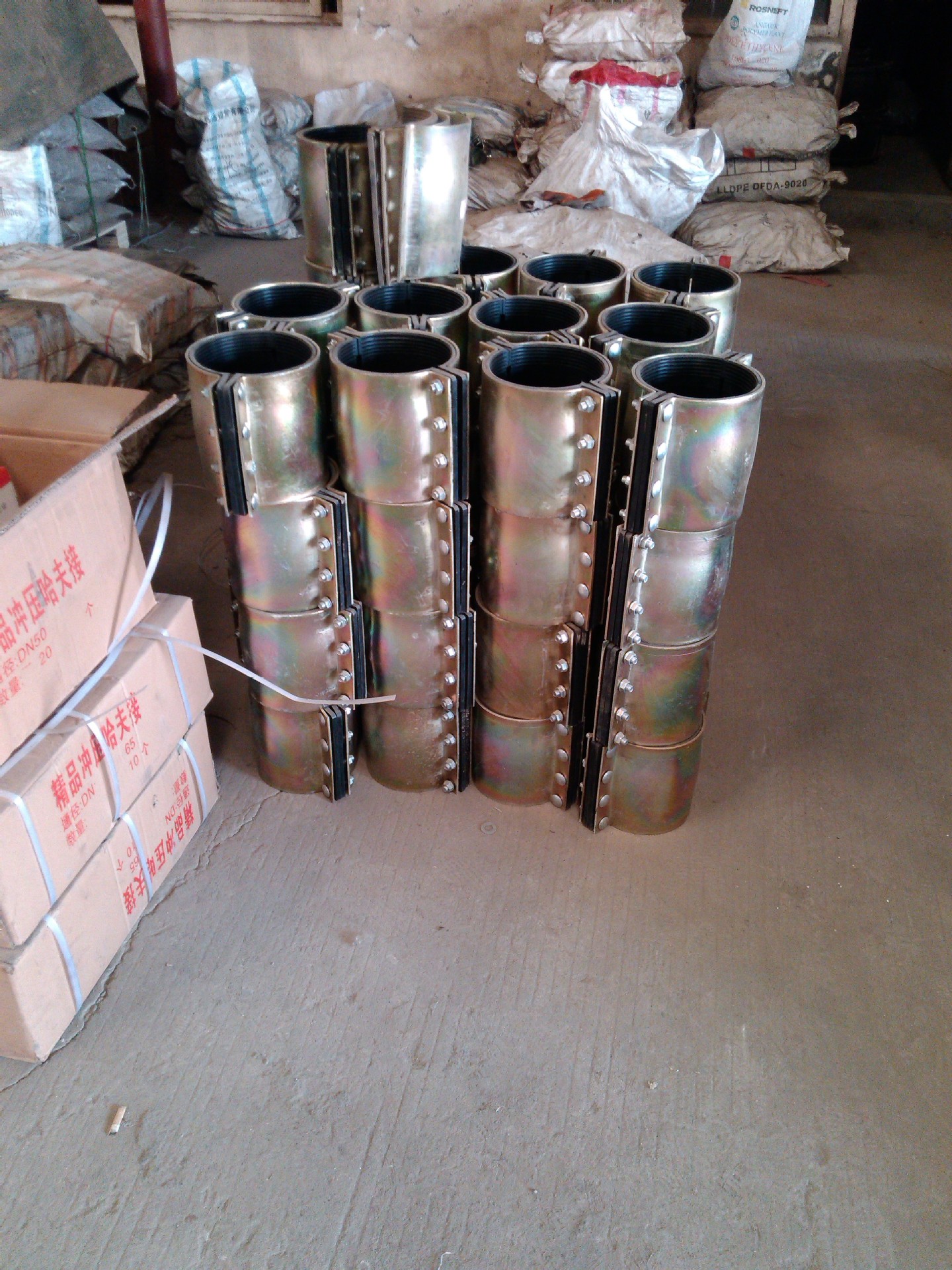 【厂家直销】消防专用马鞍分水卡子