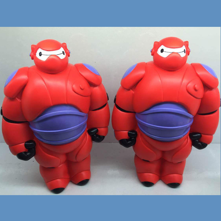 2015年超能大白红色款 树脂储钱罐 厂家直销