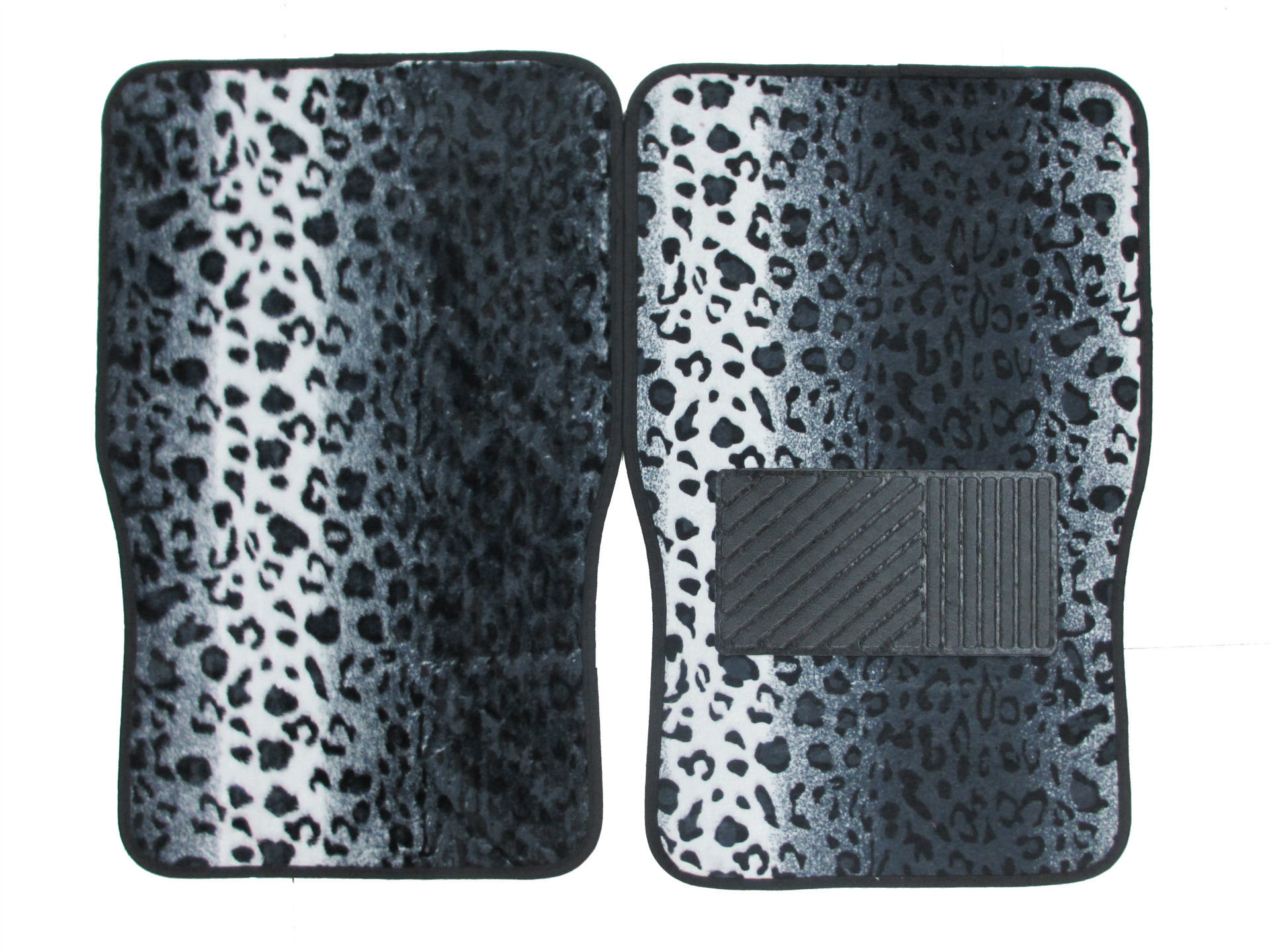 厂家直销防滑丙纶豹纹汽车pvc通用脚垫