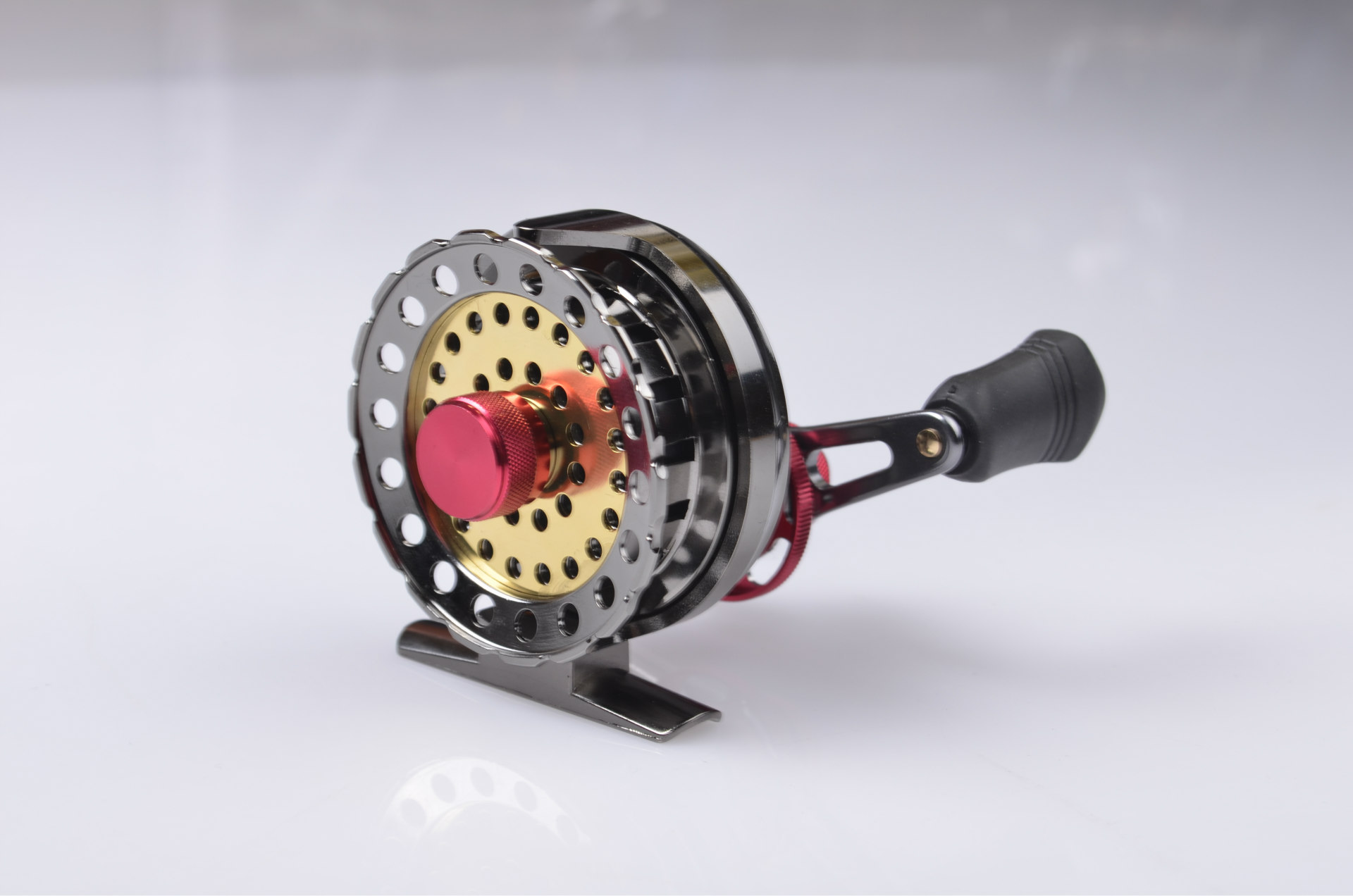 lp60微铅轮 带泄力前打轮筏钓轮阀轮5轴2.6:1 全金属渔轮左右手