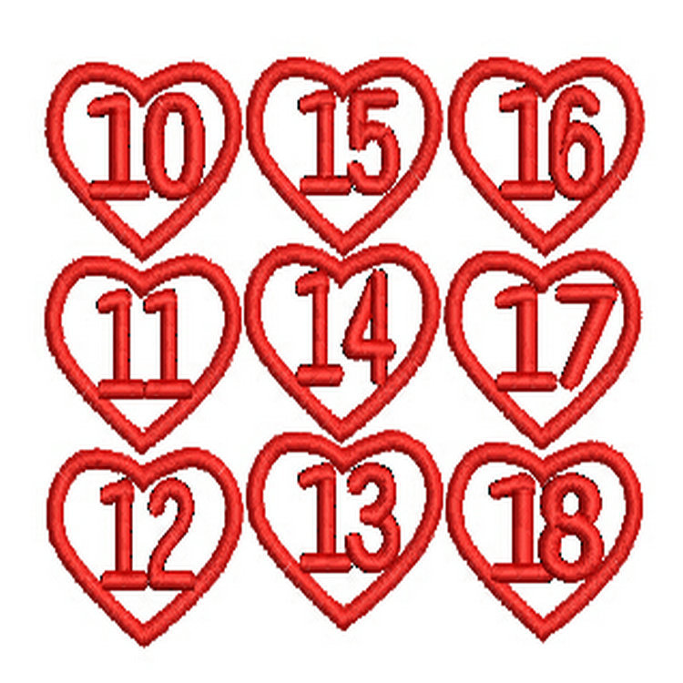 爱心数字布贴 衣服学号布贴 号码标签布贴 开学必备贴图片_22