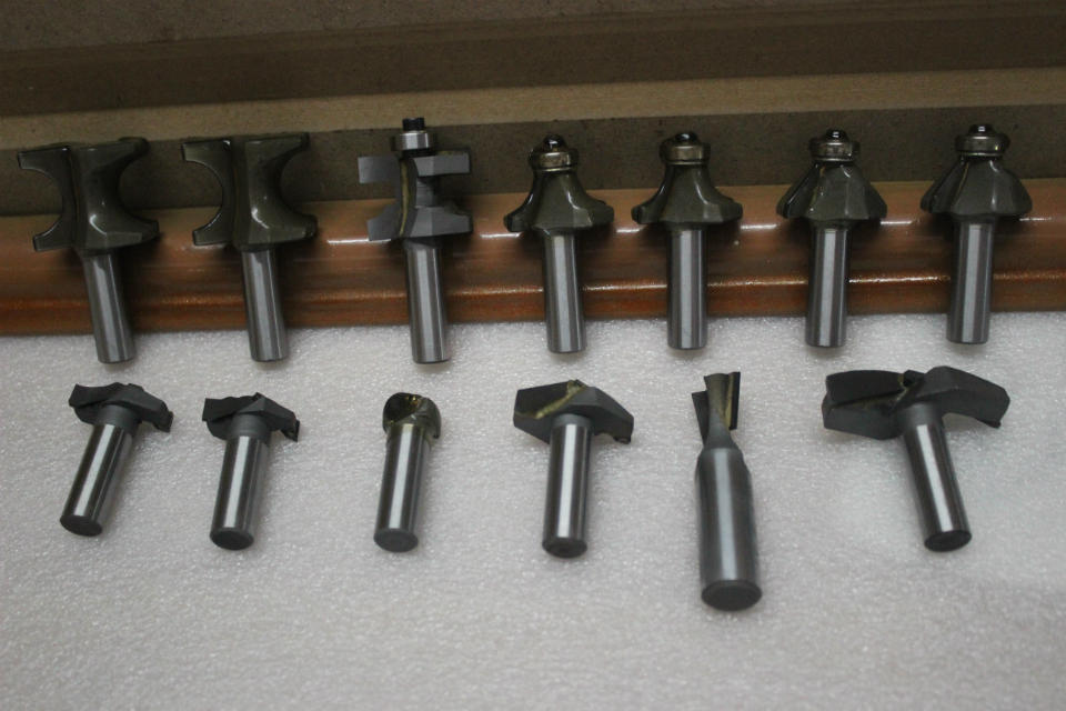 木工立铣刀具 林锋槽刀 150mm外径35mm内孔5.5mm厚度6个齿带台阶