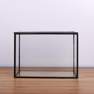 家装饰品玻璃框 卧室书房台面高档摆件 简约现在时尚高档玻璃饰品