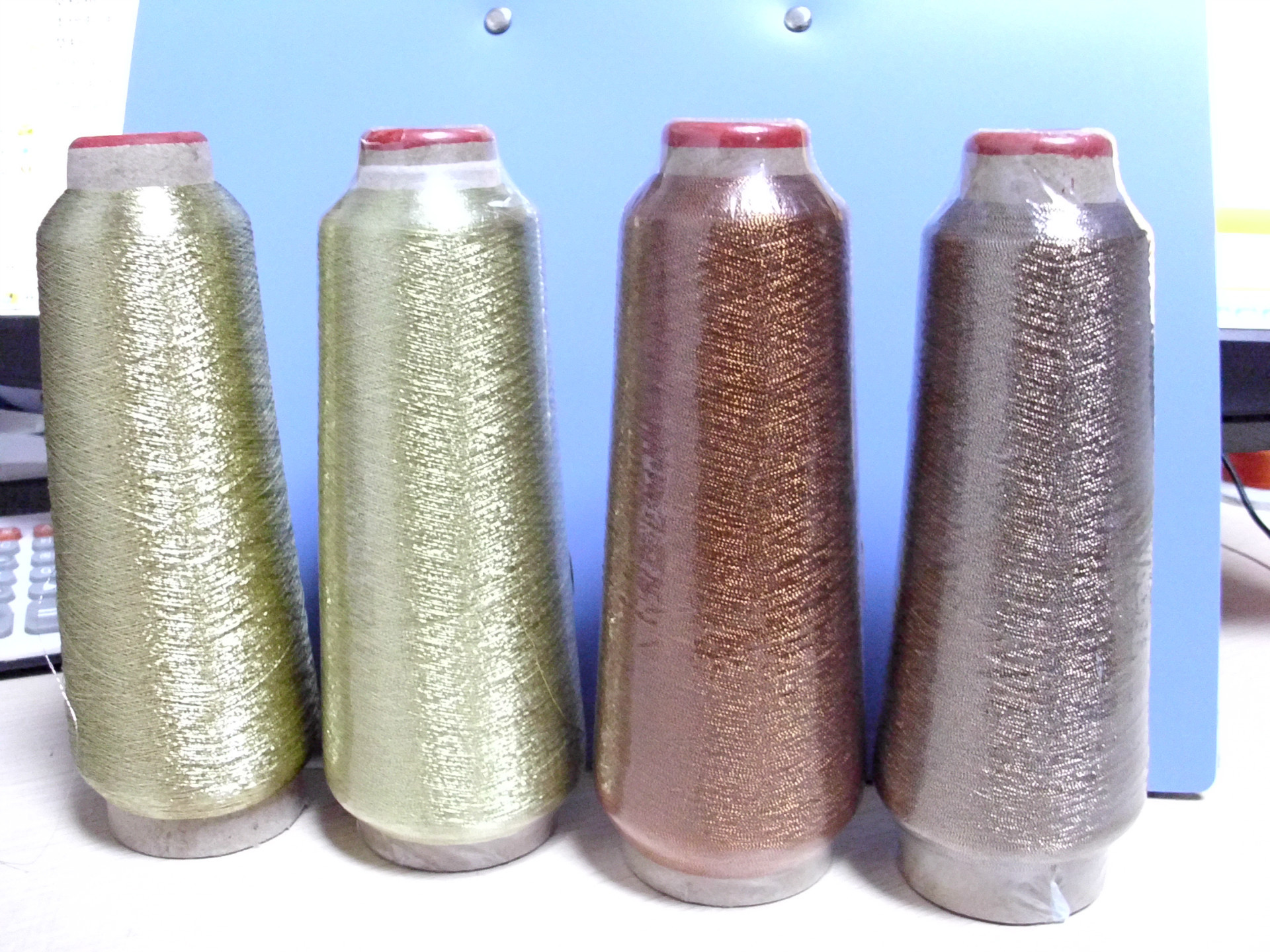 pure gold pure gold metallic yarn 纯金纯银白金白银金银线