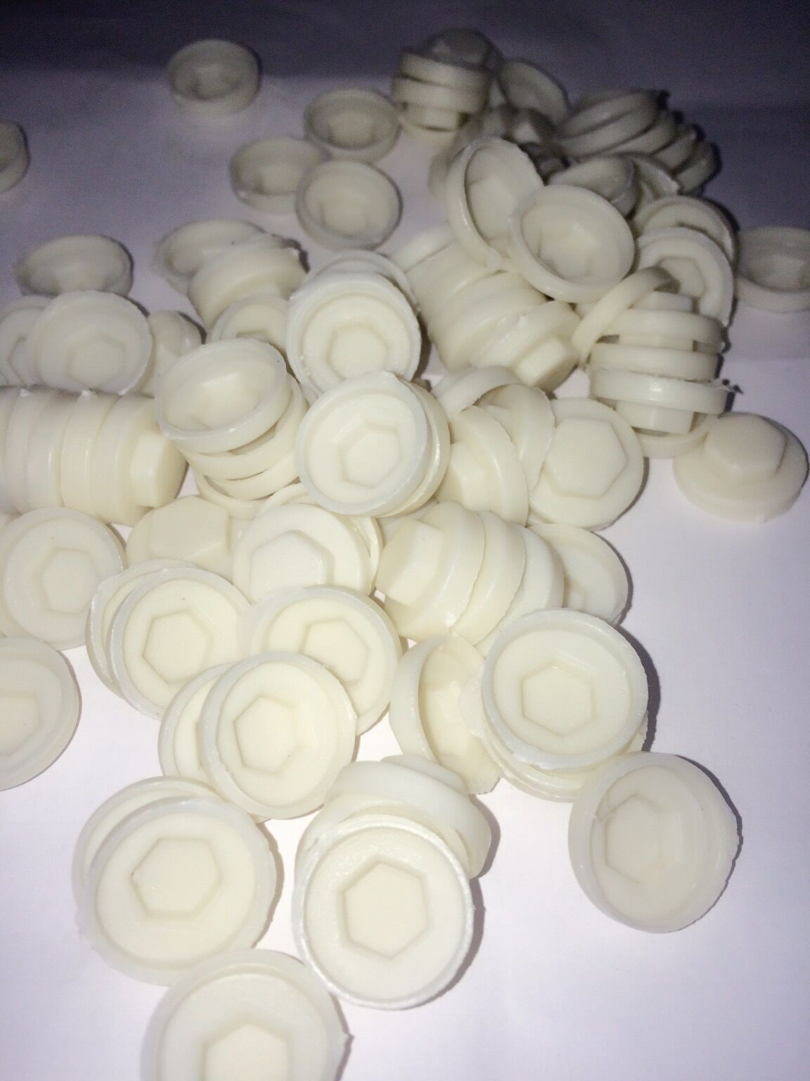 多色六角钻尾防水帽 彩钢瓦装饰帽 六角尼龙防水帽 白色蓝色红色