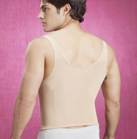 中脉拉卡laca同款男式腰背夹美体塑身内衣男士能量石减肥腰背夹