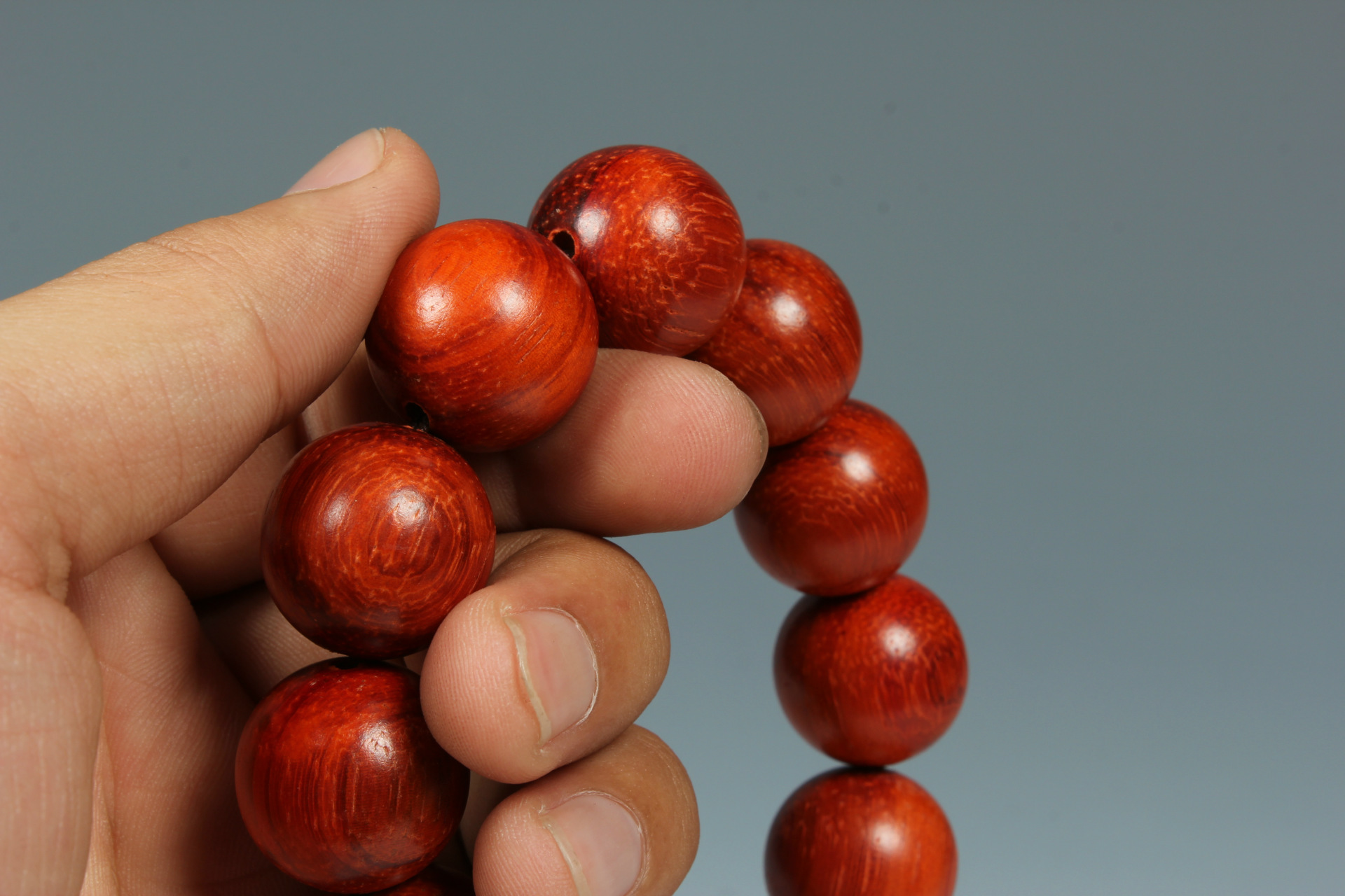 福建福州正品巴西红花梨佛珠念珠手串 男款手串女款情侣饰品 本命年