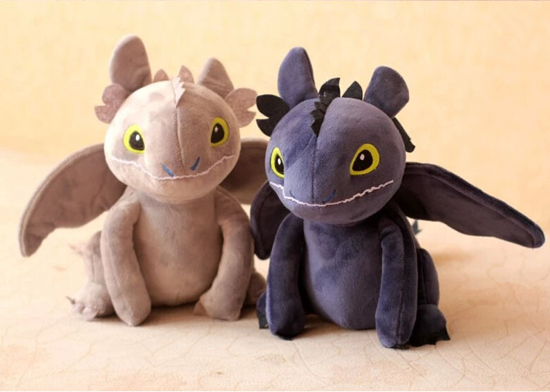 批发 驯龙高手驯龙记2train dragon夜煞无牙葛伦科毛绒公仔玩具