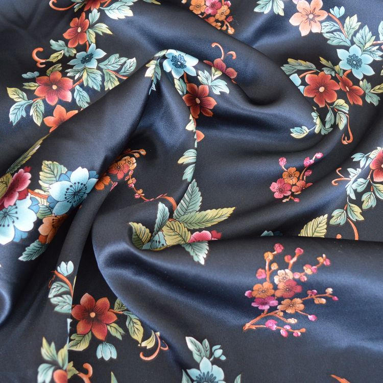 【真丝素绉缎 19姆米 重磅 新品服装布料】价格,厂家,图片,丝绸面料