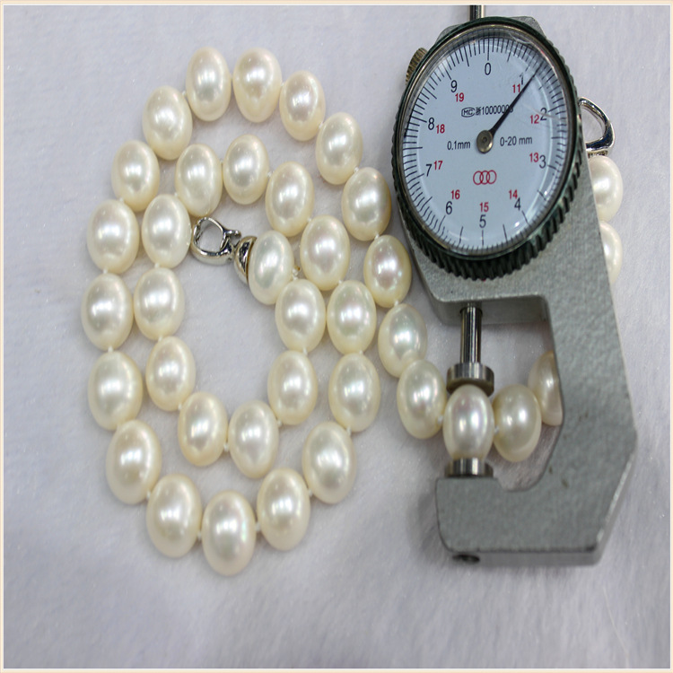 母亲节超大珍珠项链11-12mm近正圆项链 饰品批发 150430