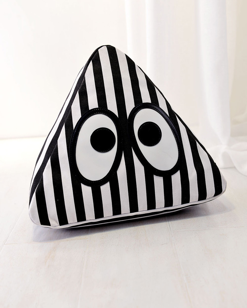 韩国ulzzang奇奇怪怪港味潮牌童趣三角形大眼睛双肩包书包