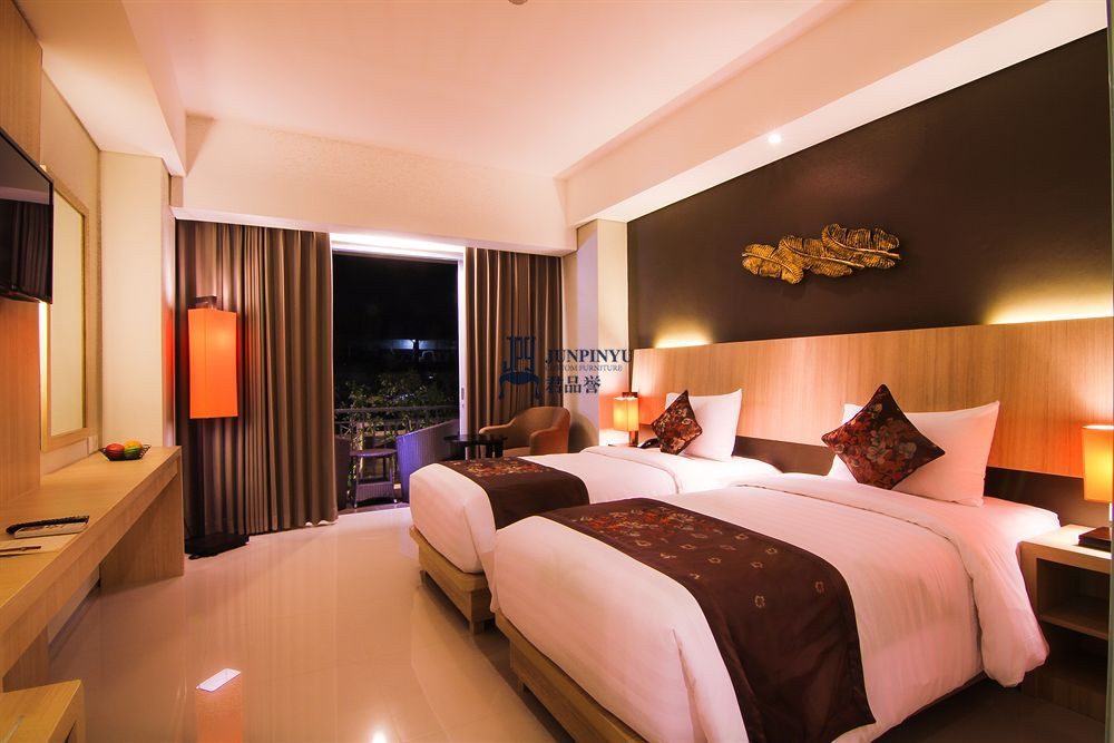 酒店板式家具 双人间 标间大床 商务酒店客房成套家具 酒店家具