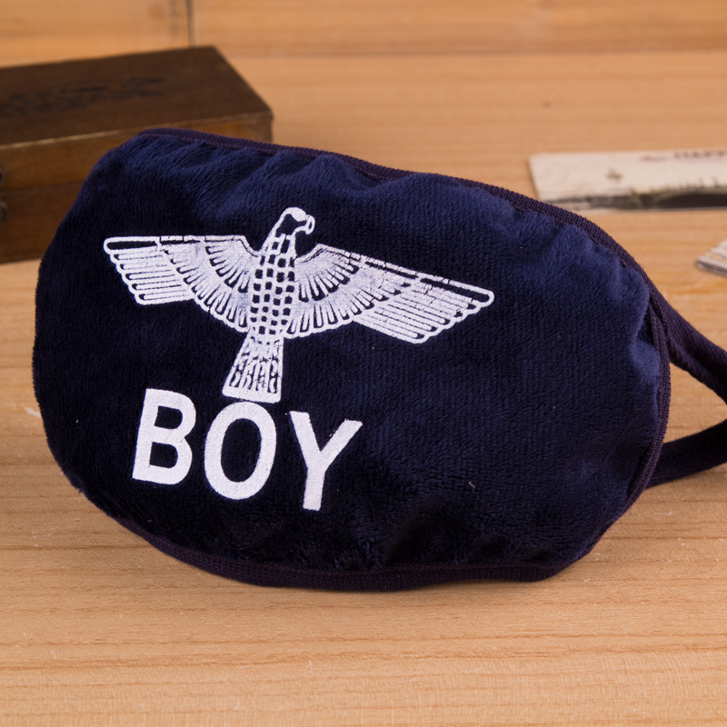 2015 男士保暖双层口罩雄鹰展翅图案口罩k8812超柔绒冬季保暖口罩