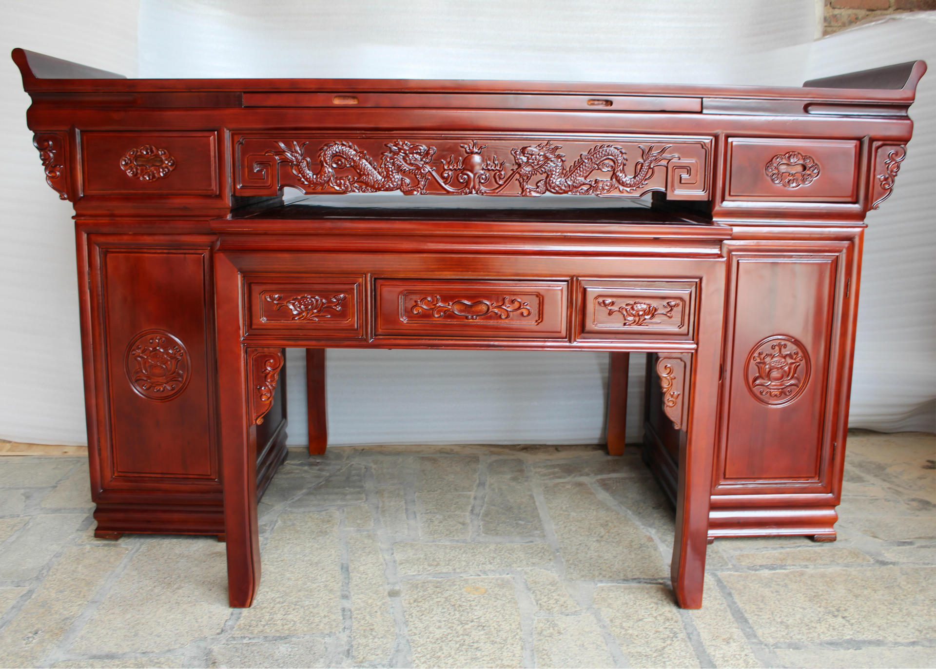 厂家直销 供桌 佛桌供台 216中案供桌八仙桌供桌实木供台一件代发