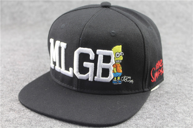 孙俪同款mlgb字母刺绣嘻哈帽棒球帽男女情侣帽