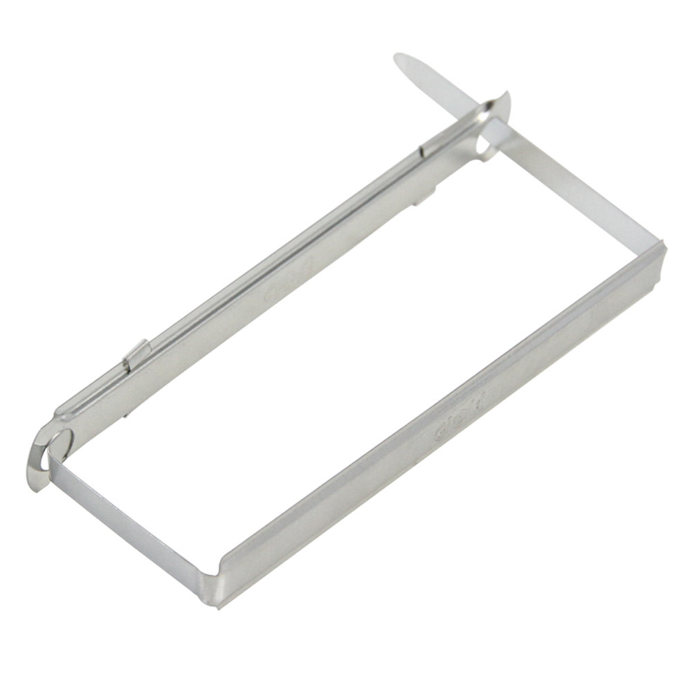 得力5549五金装订夹 80mm两孔铁质装订夹打孔 一盒价