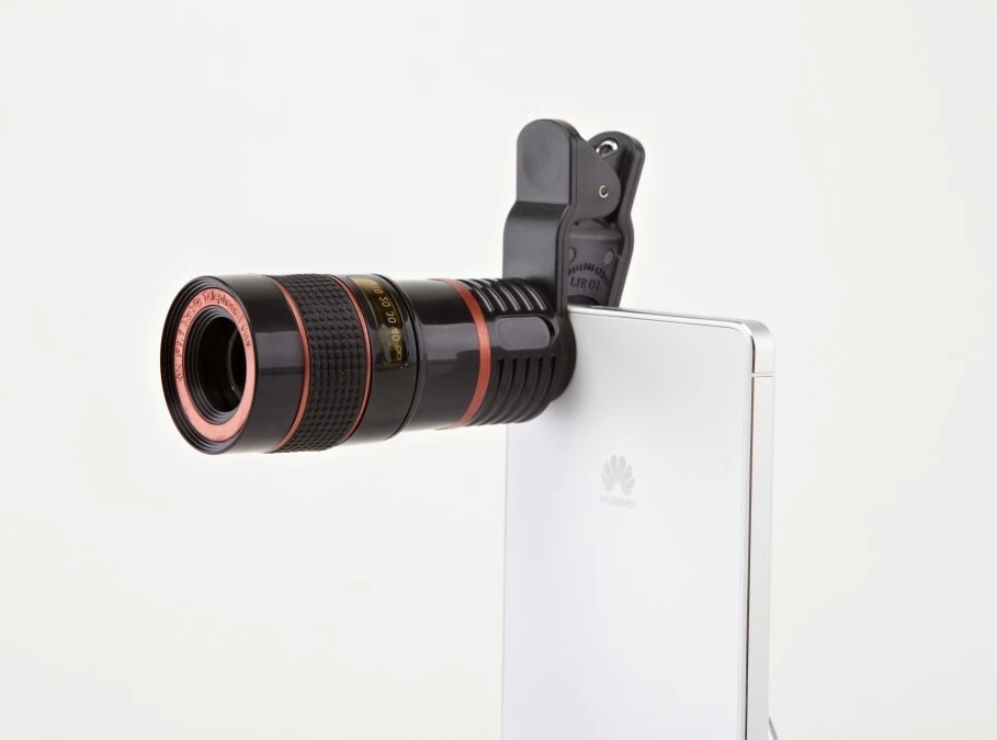 万能夹子8倍手机镜头 通用8倍手机长焦镜头 手机望远镜放大镜头