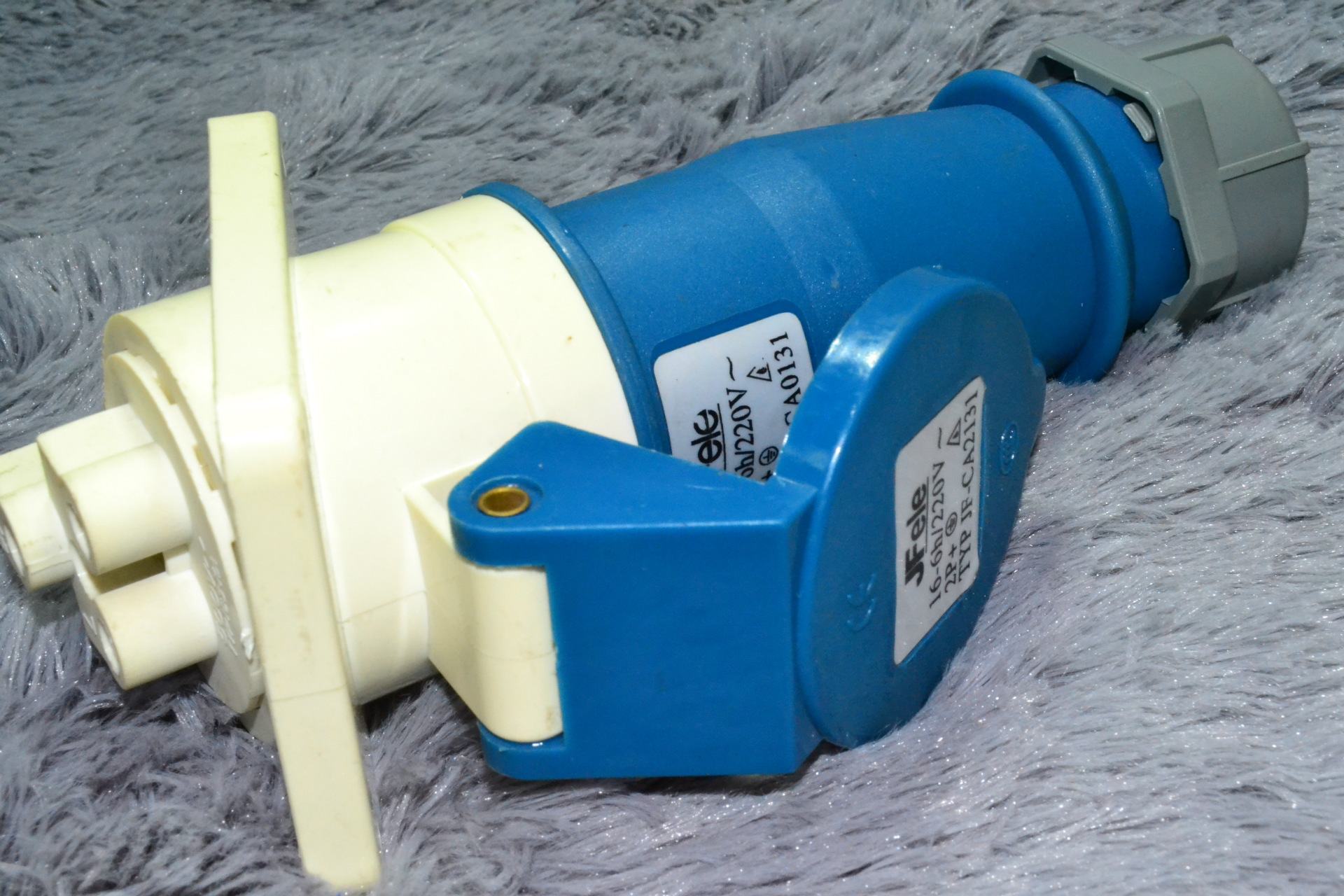 防水工业插头插座套装16a 3孔暗装工业插座欧式工业插头插座