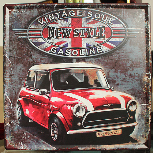 大号铁皮画支持订制混批酒吧装饰挂件墙饰会所酒店拍摄用品复古