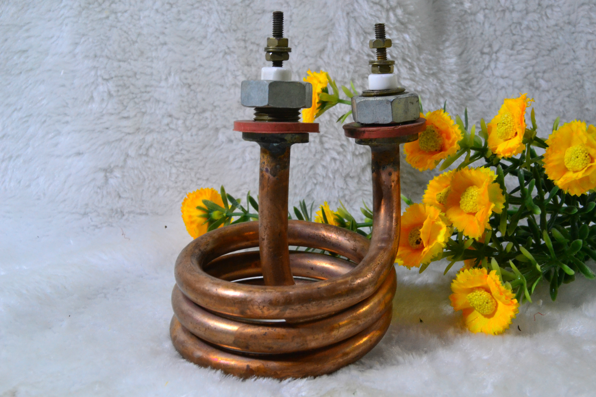 s3铜发热圈 铜25kw发热管蒸馏水器加热管